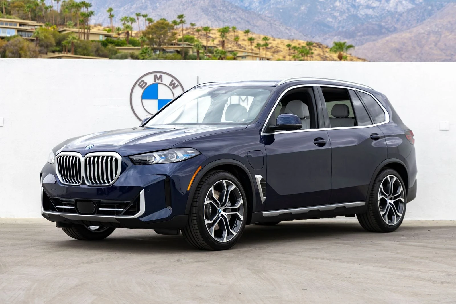 BMW X5 xDrive50e (G05) · Tanzanite Blue II Metallic · Indigo Auto Group
