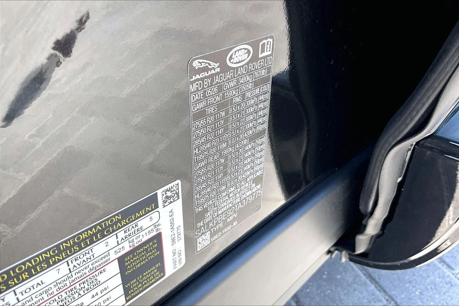 2026 Land Rover Range Rover SE LWB (L460), 13/14