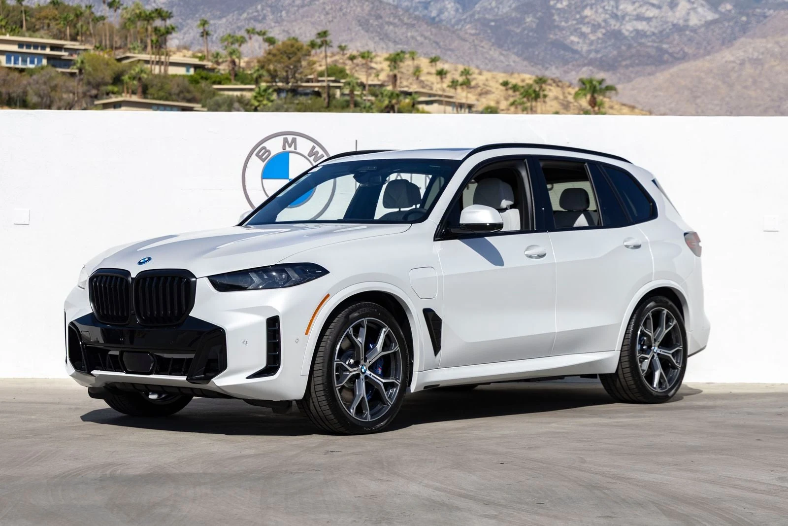 BMW X5 xDrive50e (G05) · Mineral White Metallic · Indigo Auto Group