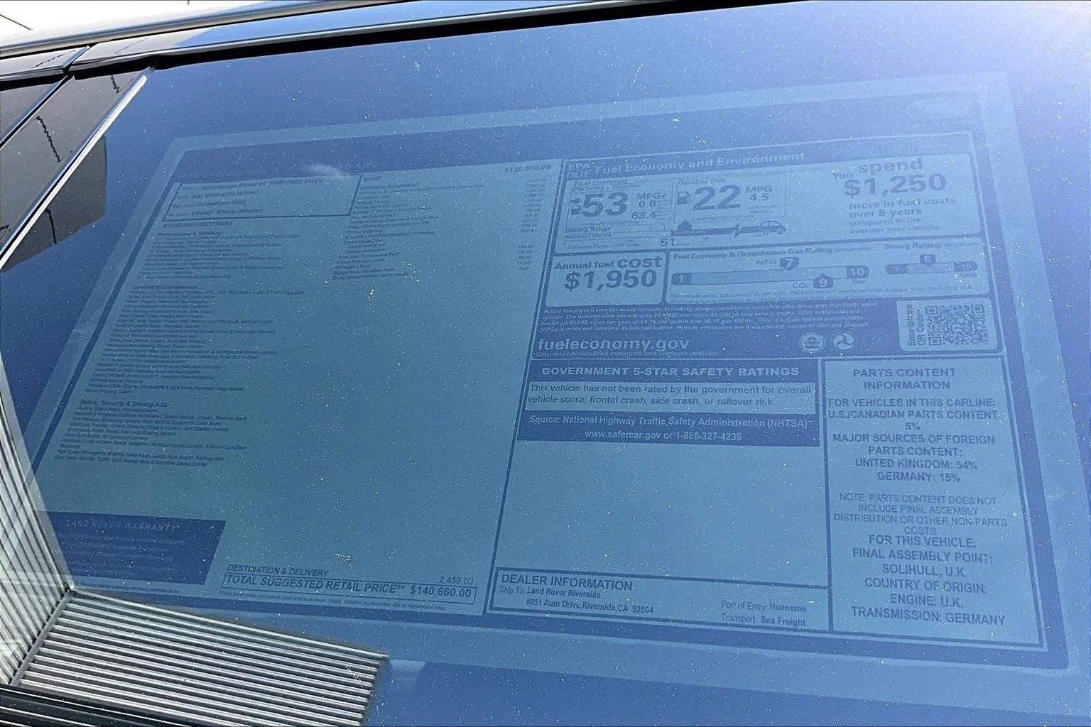 2026 Land Rover Range Rover Plug-In Hybrid SE (L460), 14/14