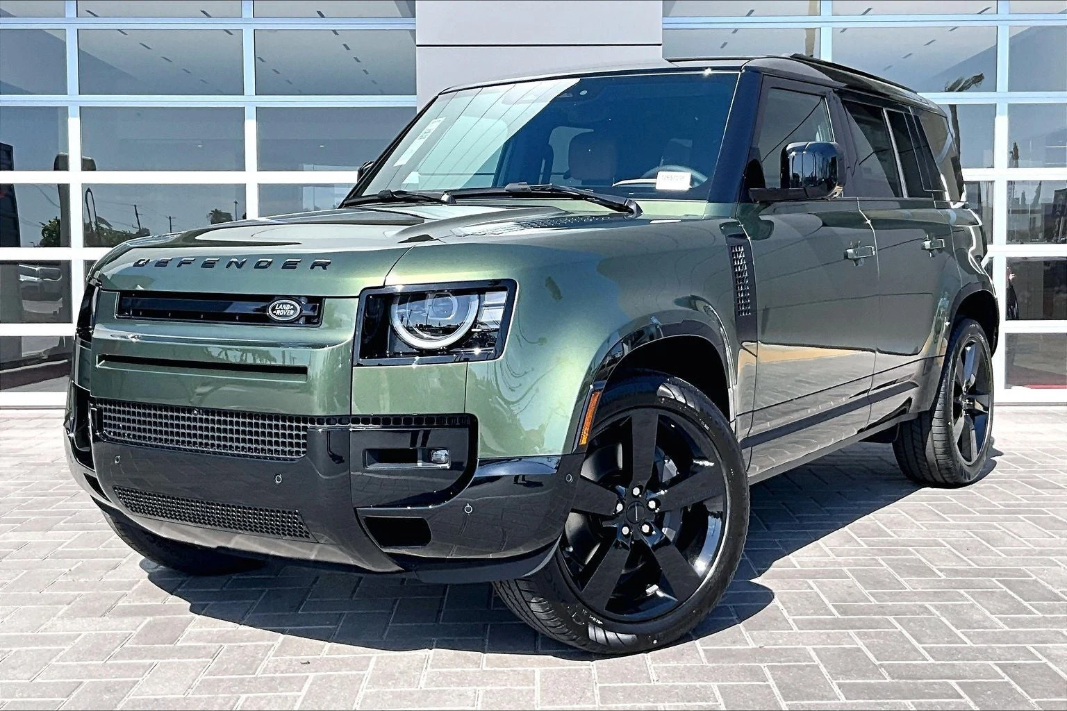 Land Rover Defender 110 X-Dynamic SE (L663) · Woolstone Green Metallic · Indigo Auto Group