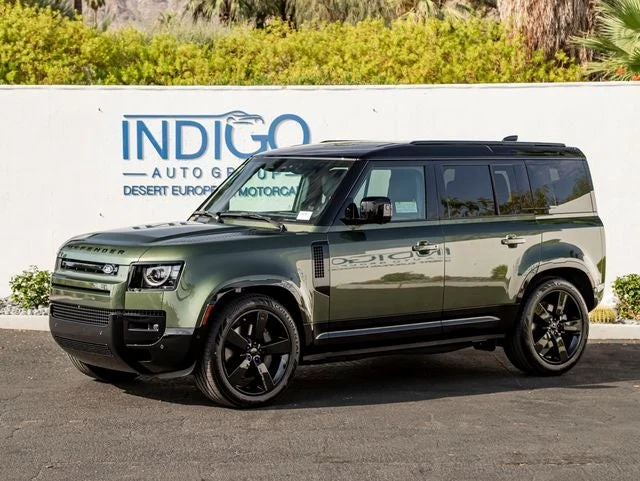 Land Rover Defender 110 X-Dynamic SE (L663) · Woolstone Green Metallic · Indigo Auto Group