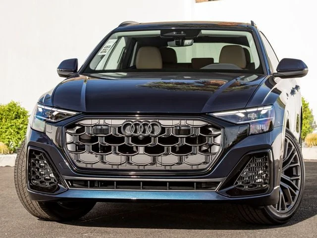 Audi Q8 55 Premium Plus quattro (4M) · Waitomo Blue Metallic · Indigo Auto Group