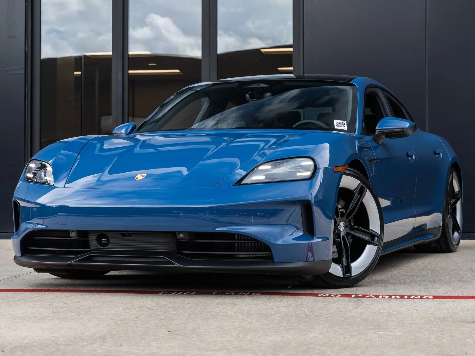 Porsche Taycan 4 Sedan (2025 Update) · Neptune Blue · Indigo Auto Group