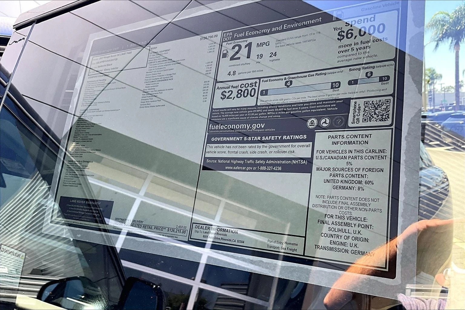 2027 Land Rover Range Rover SE LWB (L460), 15/15