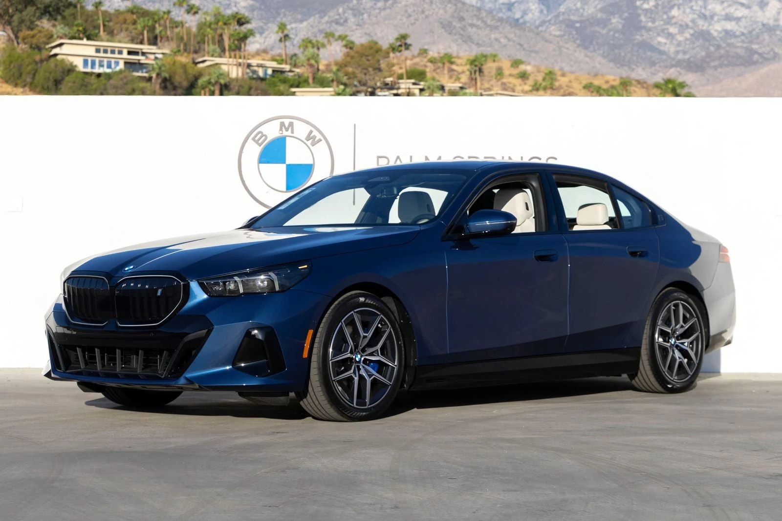 BMW i5 eDrive40 (G60) · Phytonic Blue Metallic · Indigo Auto Group