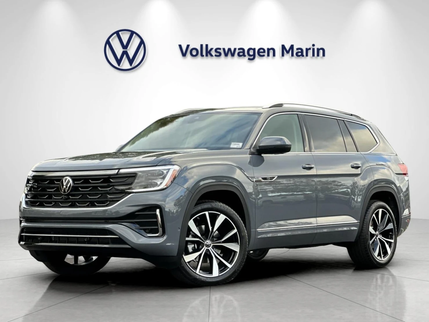 Volkswagen Atlas 2.0T SEL Premium R-Line (2024 Update) · Pure Gray · Indigo Auto Group