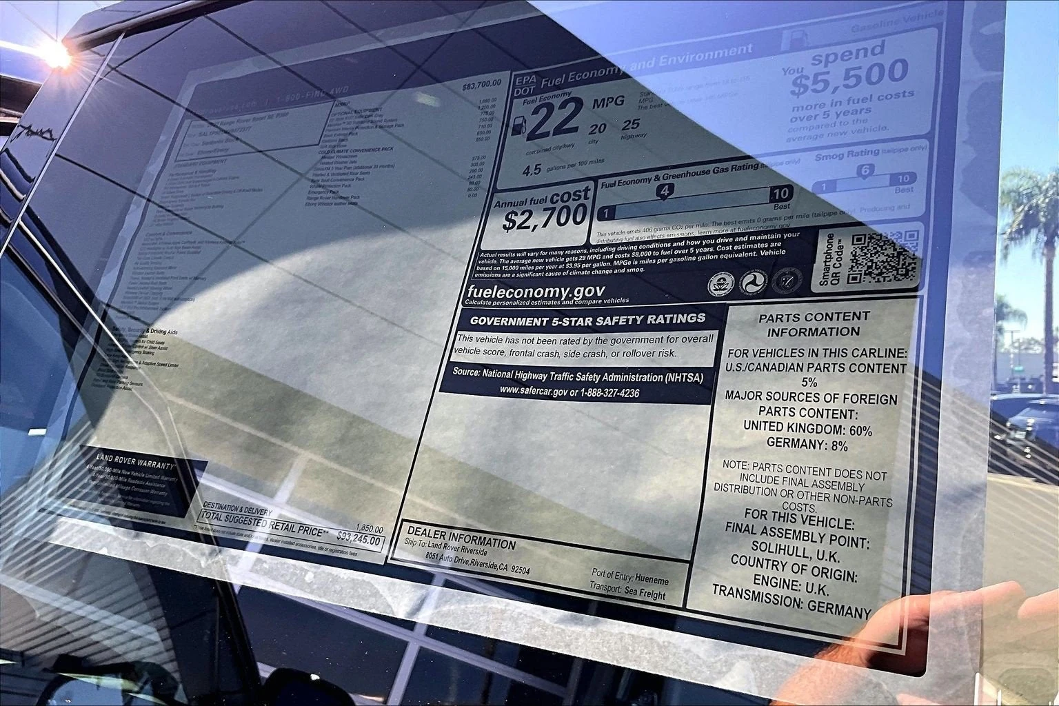 2027 Land Rover Range Rover Sport SE (L461), 13/13