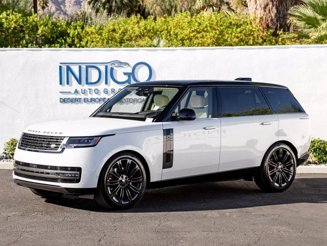 Land Rover Range Rover SE LWB (L460) · Ostuni Pearl White · Indigo Auto Group