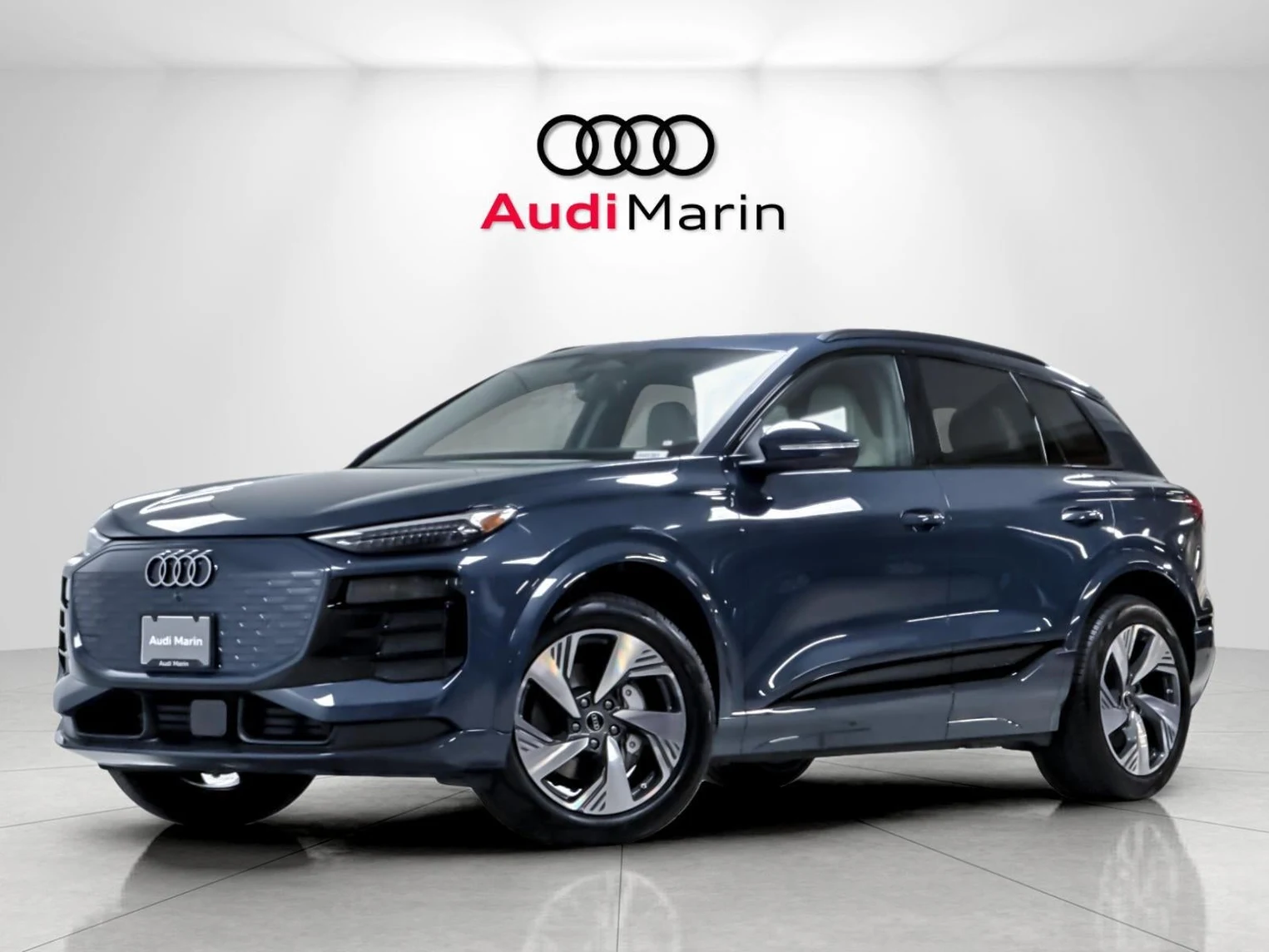 Audi Q6 e-tron Premium Plus · Plasma Blue Metallic · Indigo Auto Group