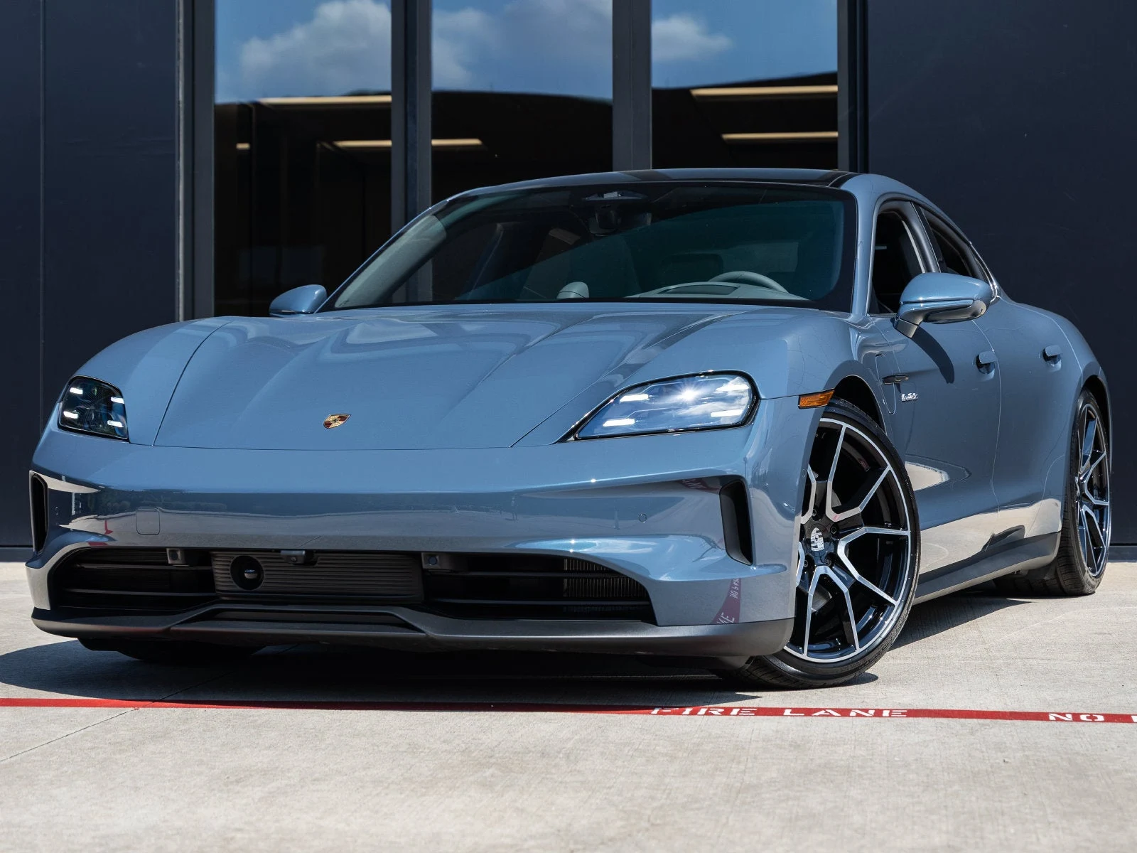 Porsche Taycan 4 Sedan (2025 Update) · Pale Blue Metallic · Indigo Auto Group