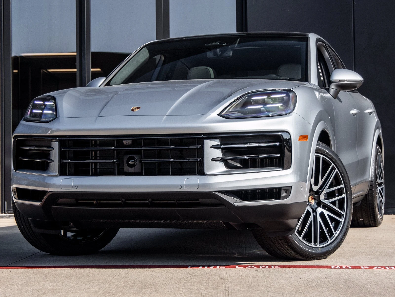 Porsche Cayenne Coupé (3rd Generation) · Dolomite Silver Metallic · Indigo Auto Group