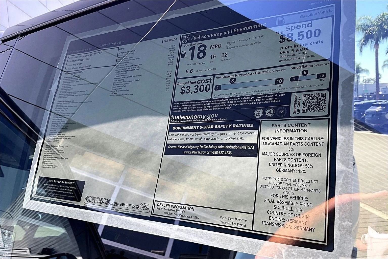 2027 Land Rover Range Rover SE LWB (L460), 15/15