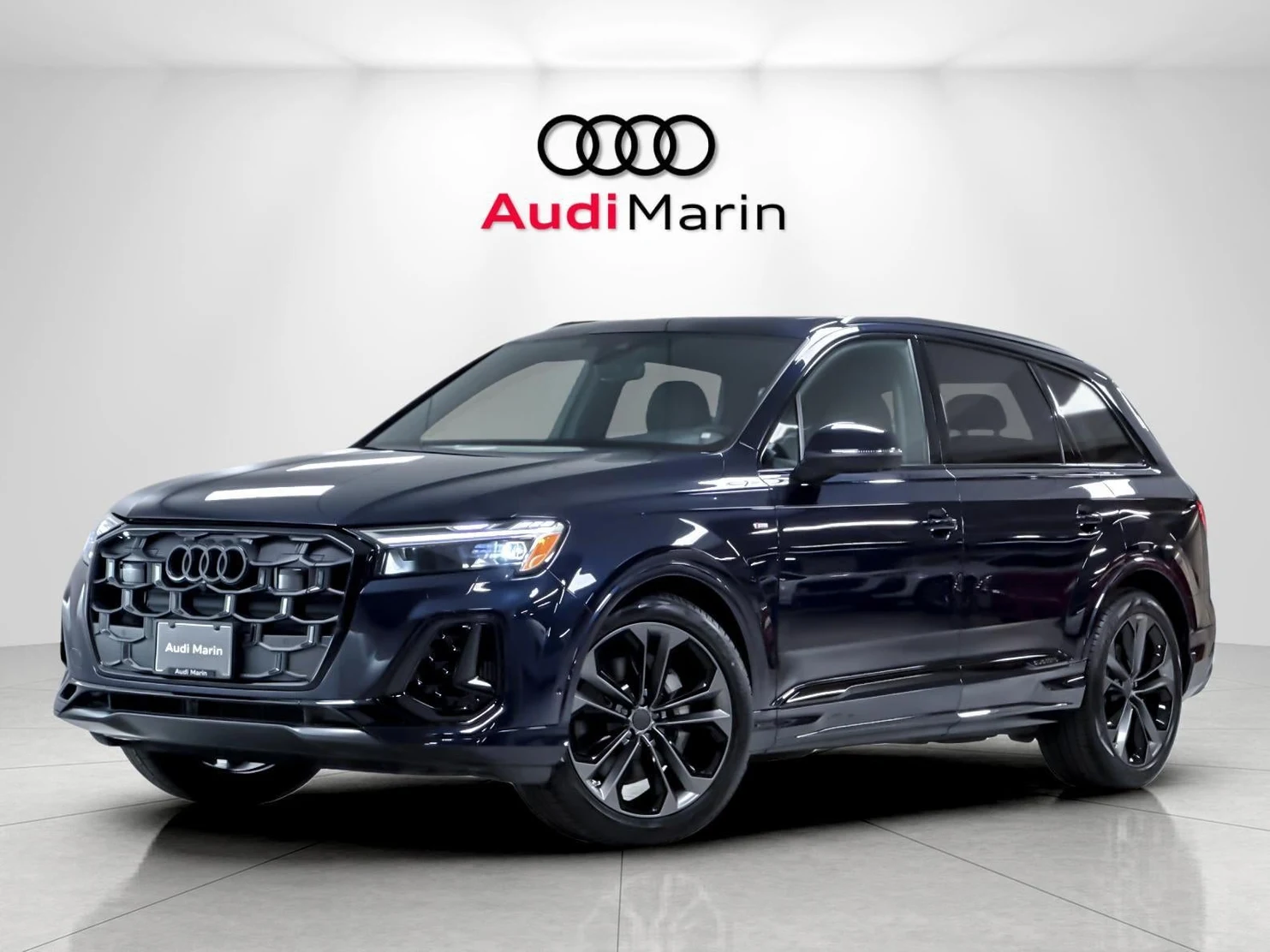 Audi Q7 S line Premium Plus (4M) · Waitomo Blue Metallic · Indigo Auto Group