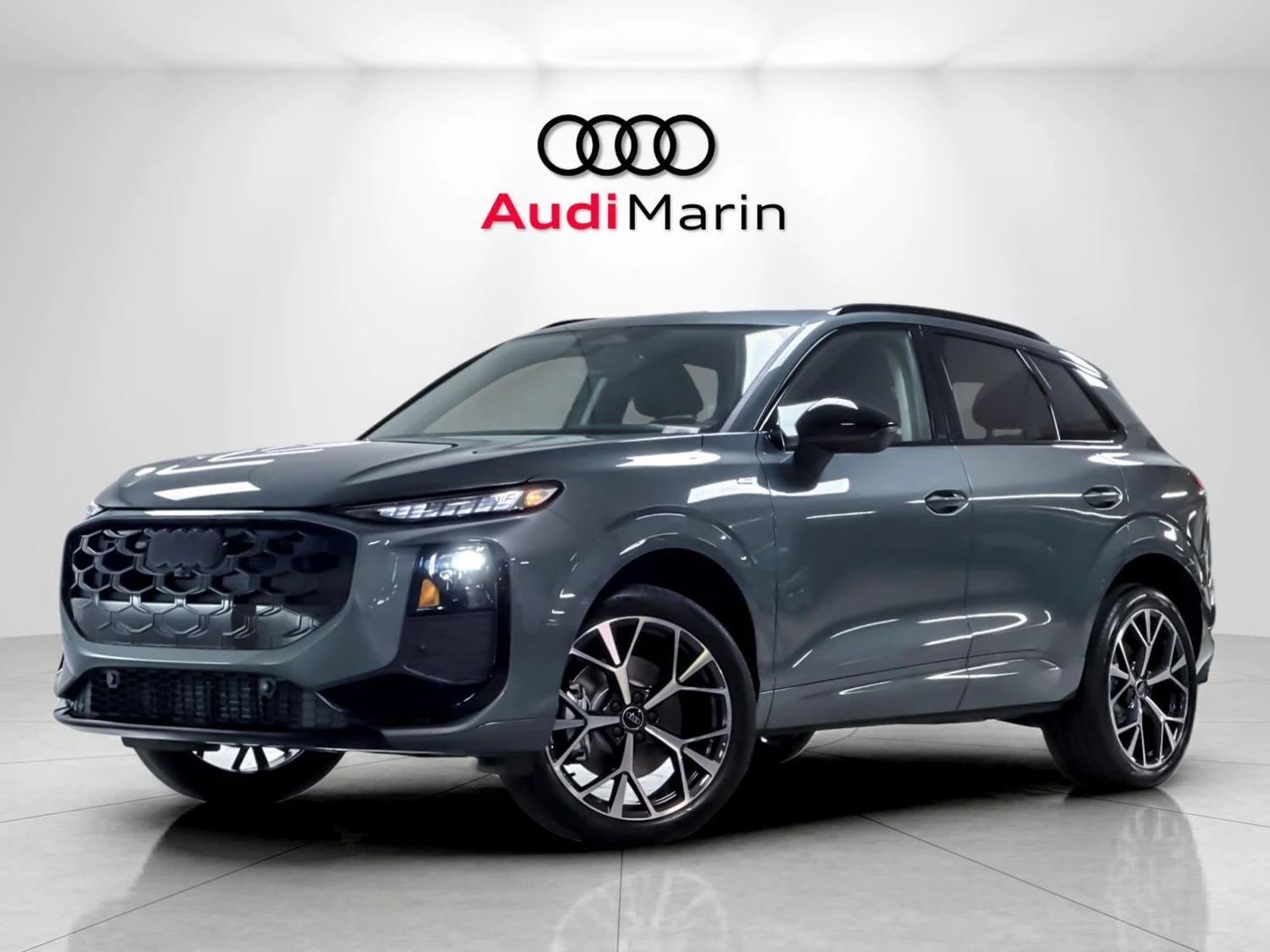 Audi Q3 S line (FJ) · Sage Green Metallic · Indigo Auto Group