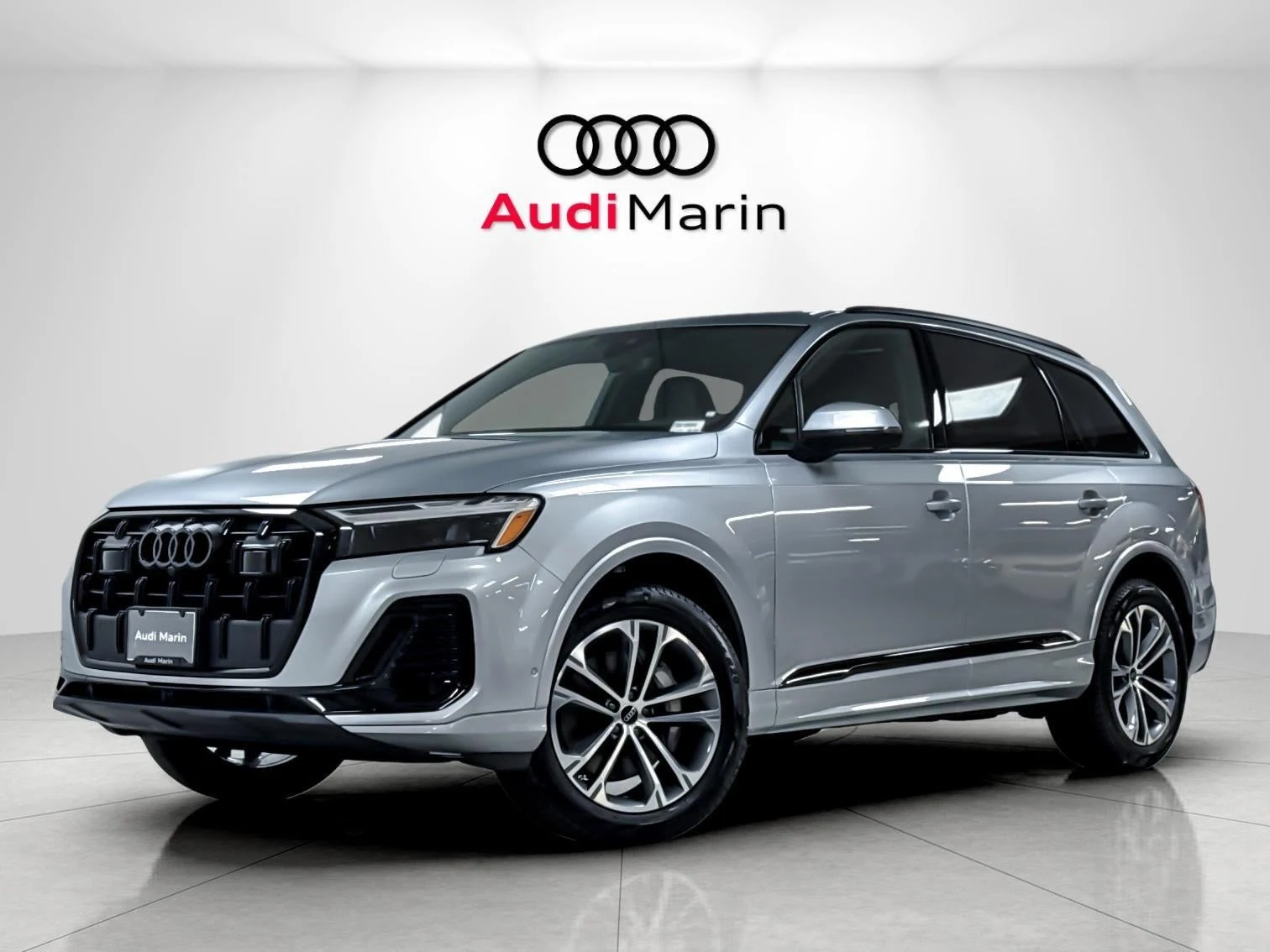 Audi Q7 Premium Plus (4M) · Satellite Silver Metallic · Indigo Auto Group