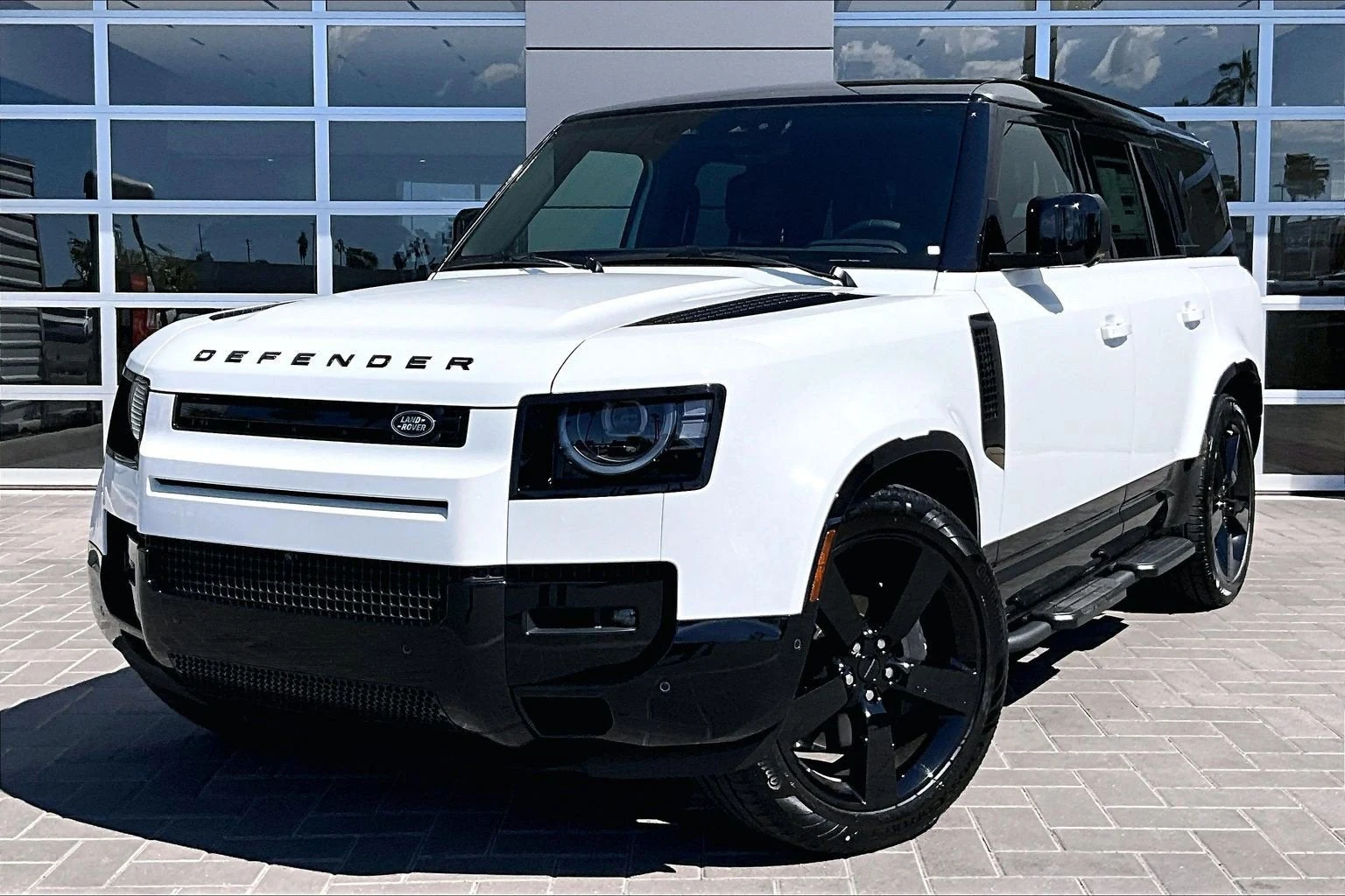 Land Rover Defender 130 X-Dynamic SE (L663) · Fuji White · Indigo Auto Group