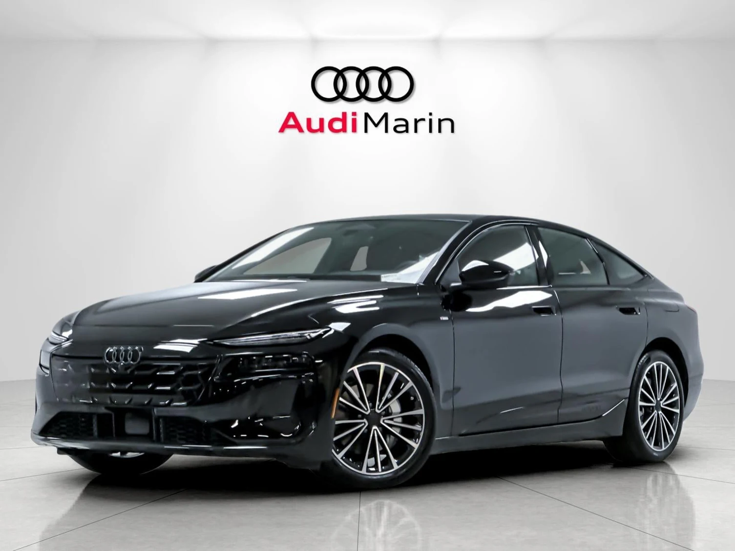 Audi A6 e-tron Sportback Premium Plus · Mythos Black Metallic · Indigo Auto Group