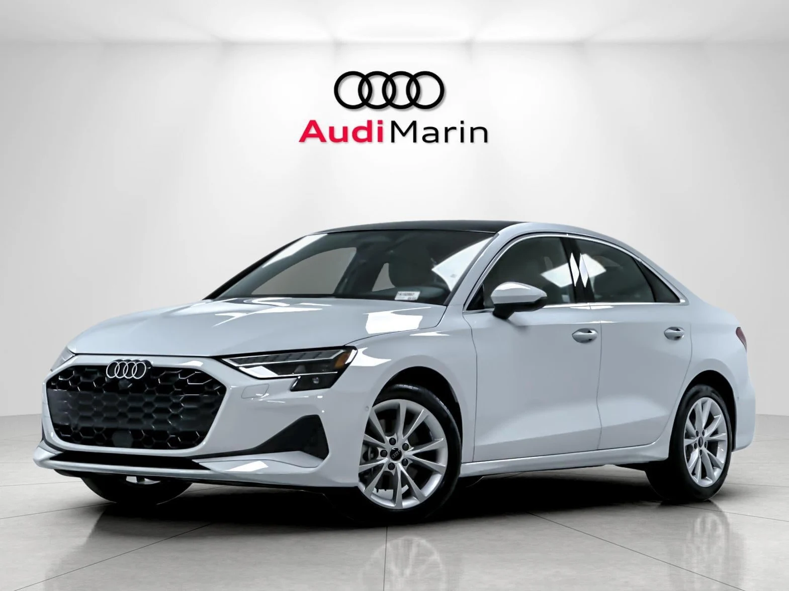 Audi A3 40 TFSI Premium Plus quattro Sedan (2024 Update) · Glacier White Metallic · Indigo Auto Group