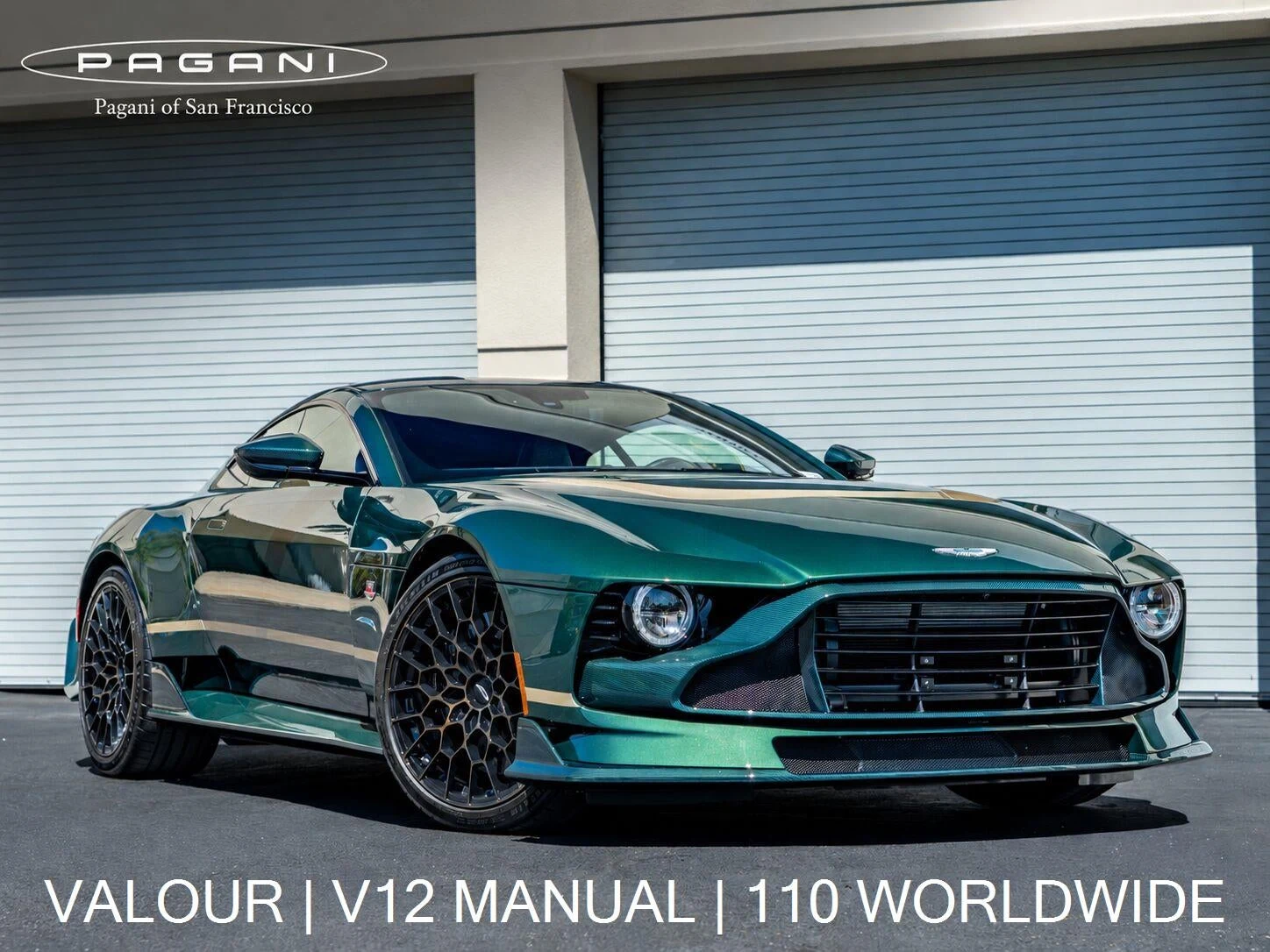 Aston Martin Valour · Buckinghamshire Green · Indigo Auto Group