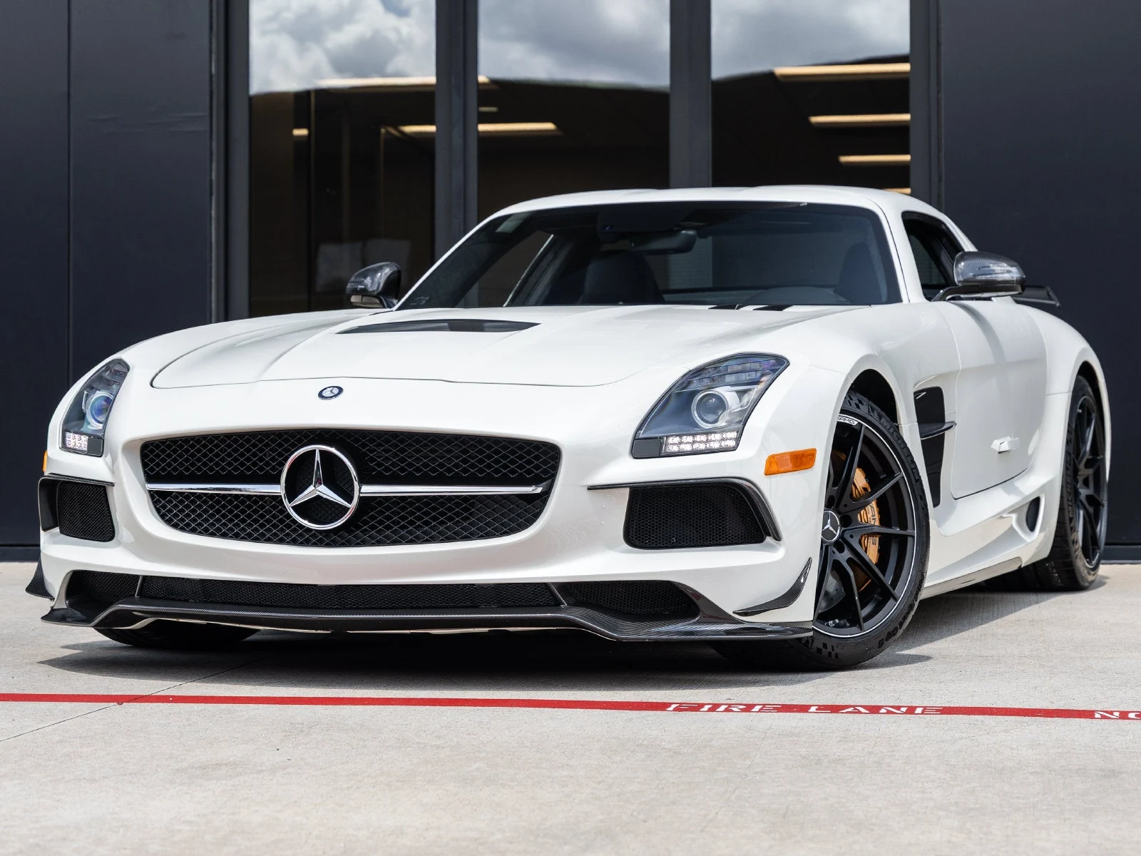 Mercedes-Benz SLS AMG Black Series · Designo Mystic White II · Indigo Auto Group