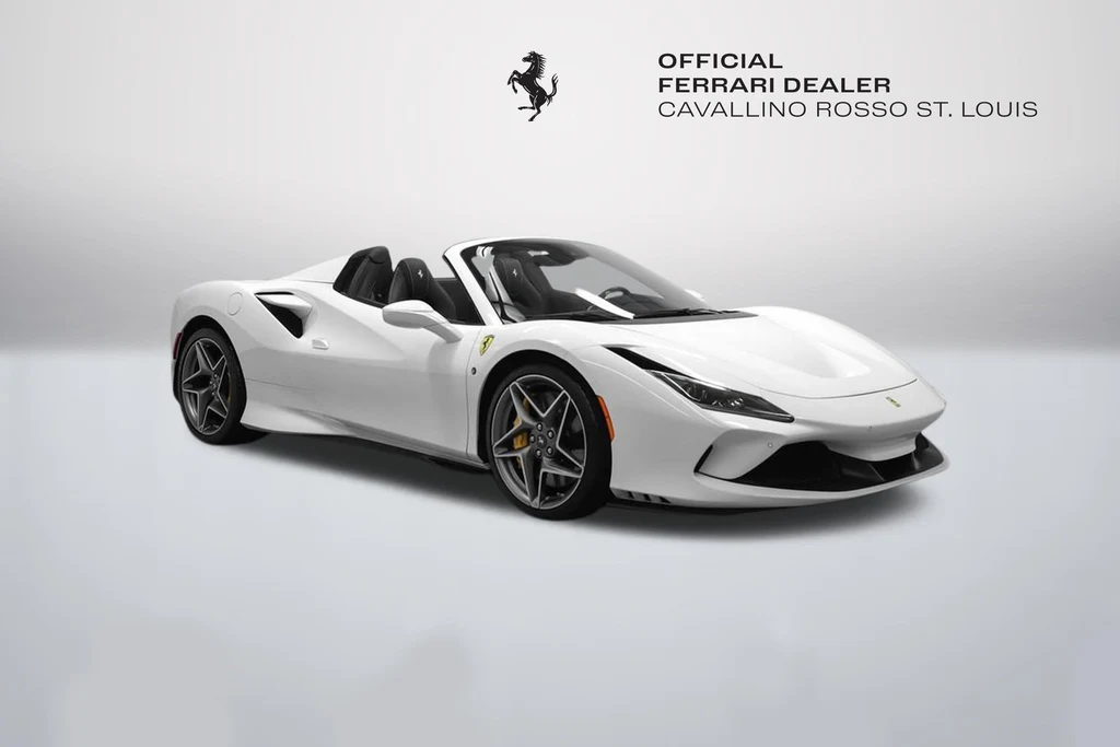 Ferrari F8 Spider · Bianco Cervino · Indigo Auto Group