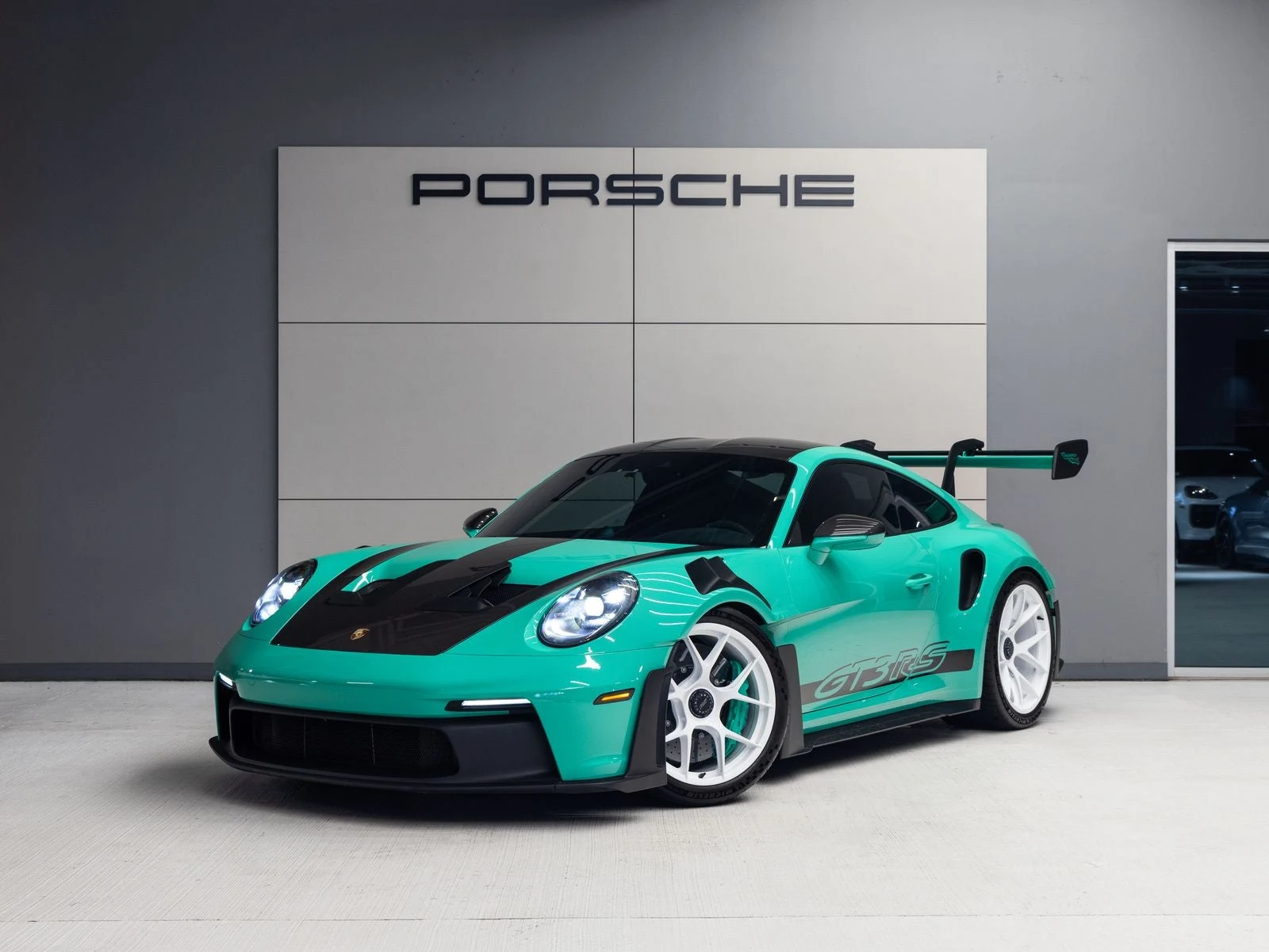 Porsche 911 GT3 RS (992.1) · Preparation For Paint To Sample: Lightergreen · Indigo Auto Group