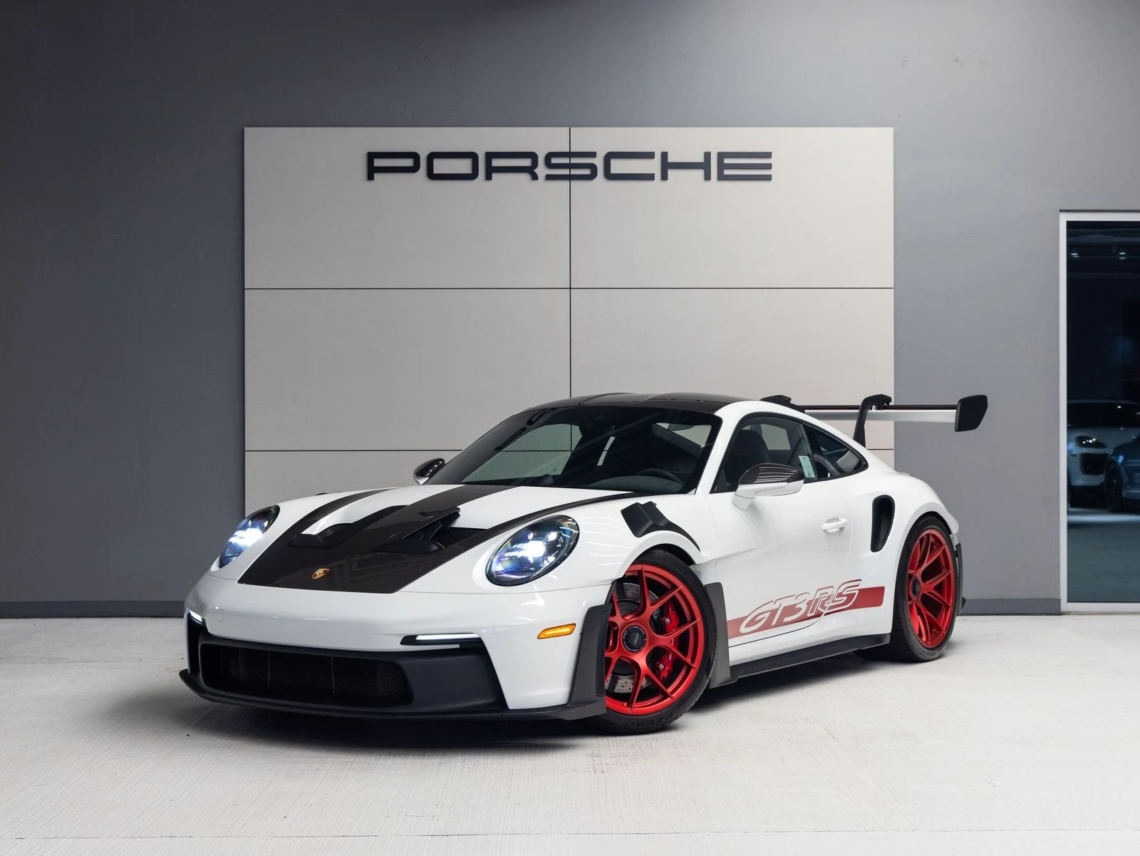 Porsche 911 GT3 RS (992.1) · white · Indigo Auto Group