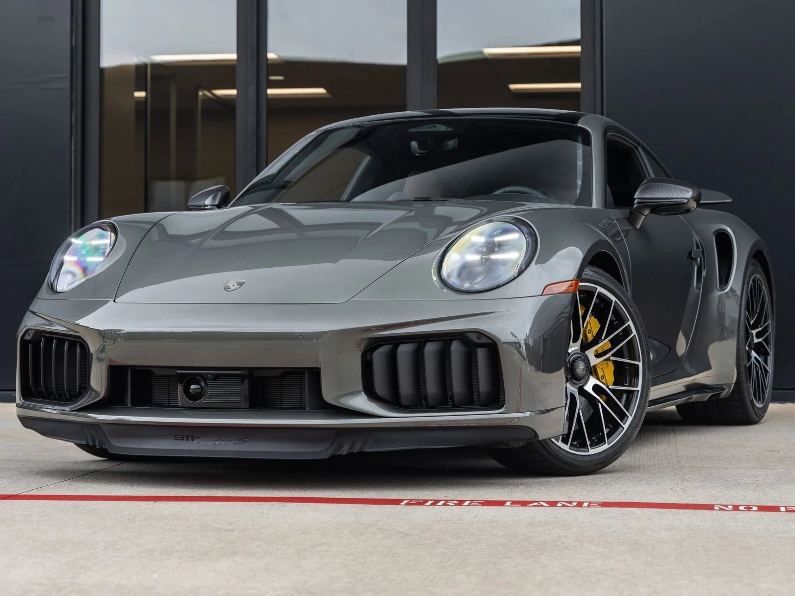Porsche 911 Turbo S (992.2) · Aventurine Green Metallic · Indigo Auto Group