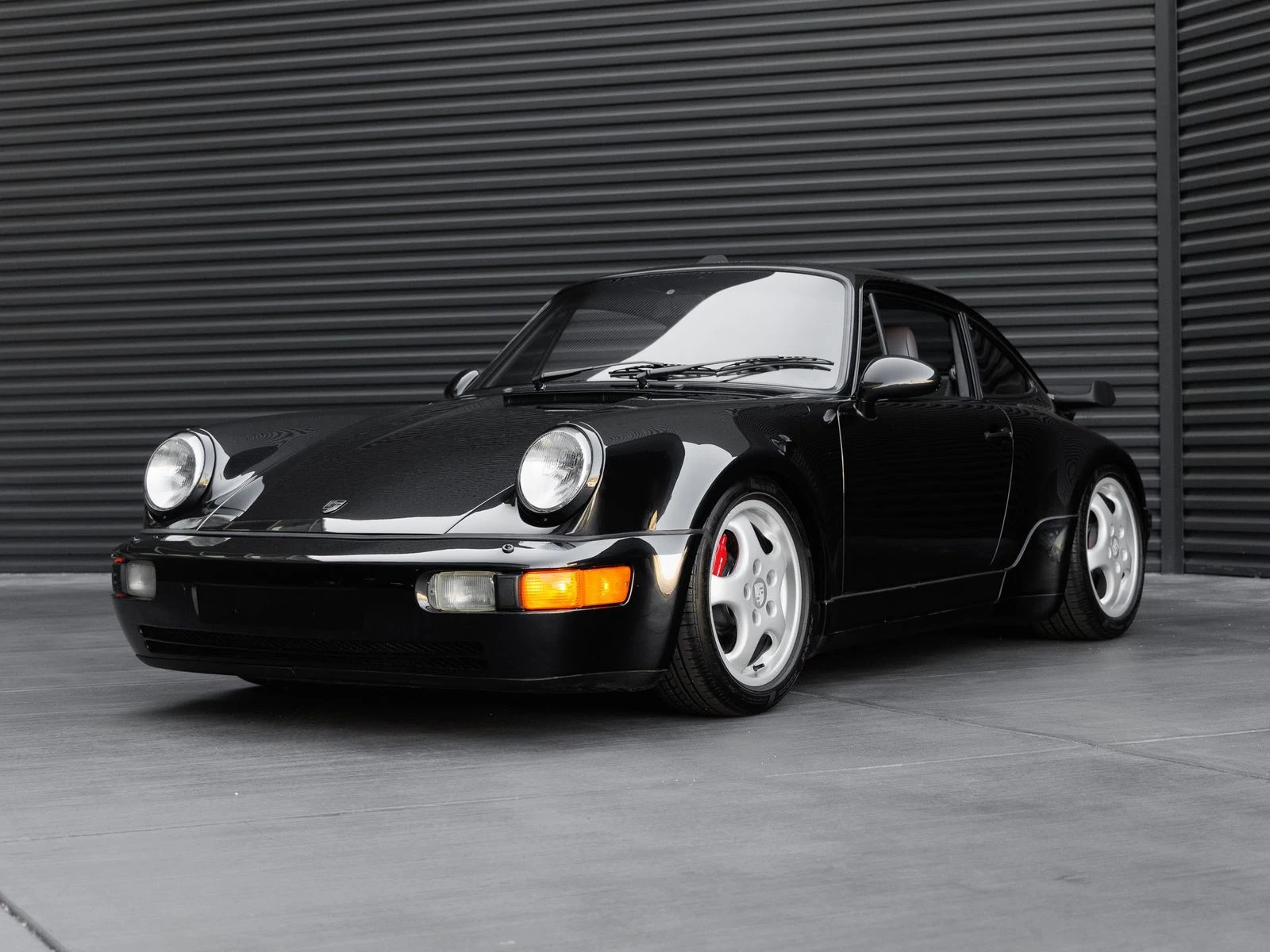 Porsche 911 Turbo (964) · Satin Black Metallic · Indigo Auto Group