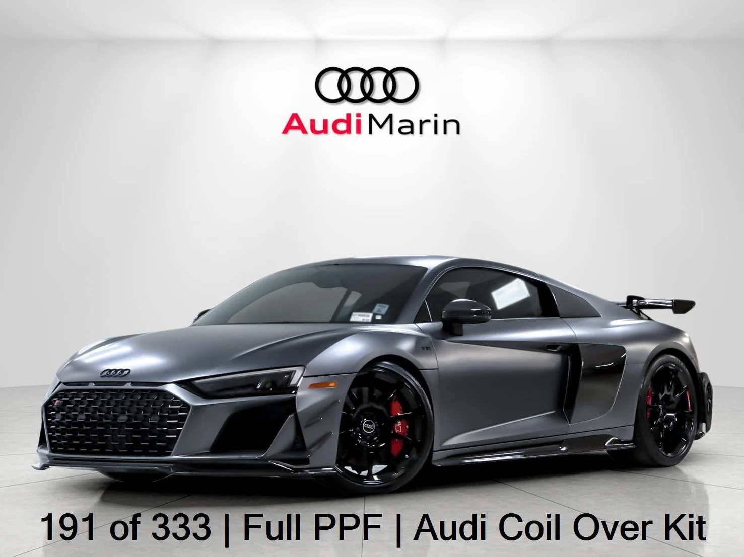 Audi R8 V10 GT (Type 4S) · Daytona Gray Pearl Effect · Indigo Auto Group
