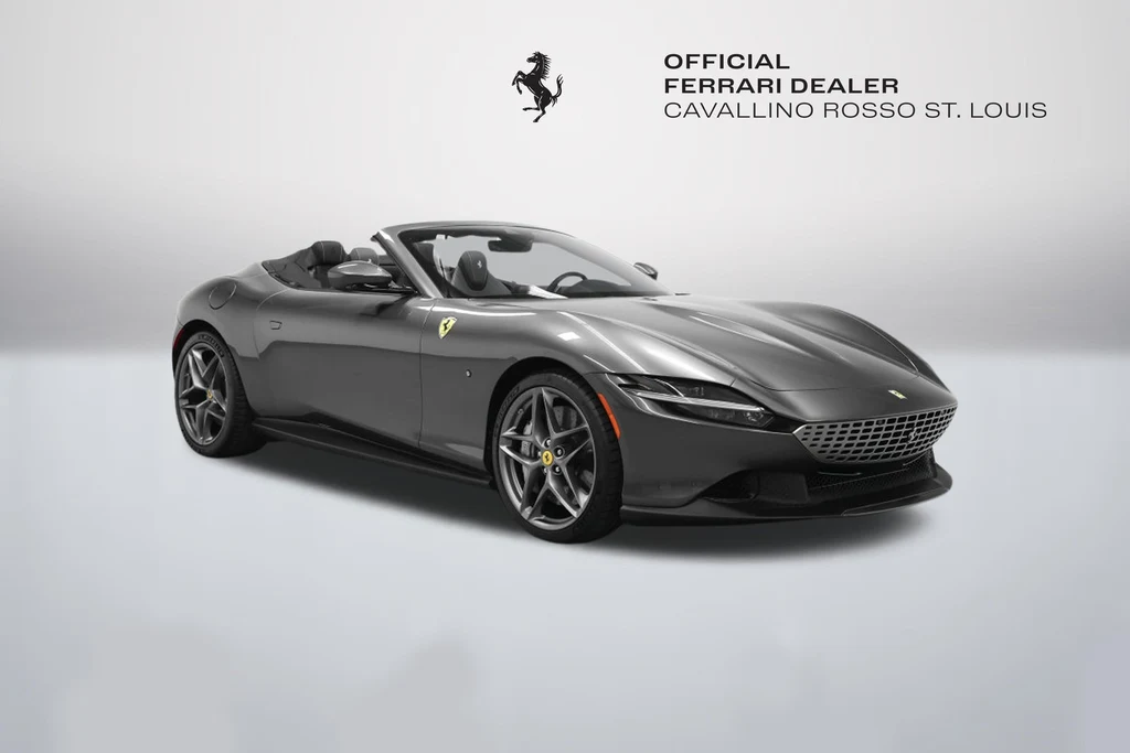 Ferrari Roma Spider · Grigio Silverstone · Indigo Auto Group