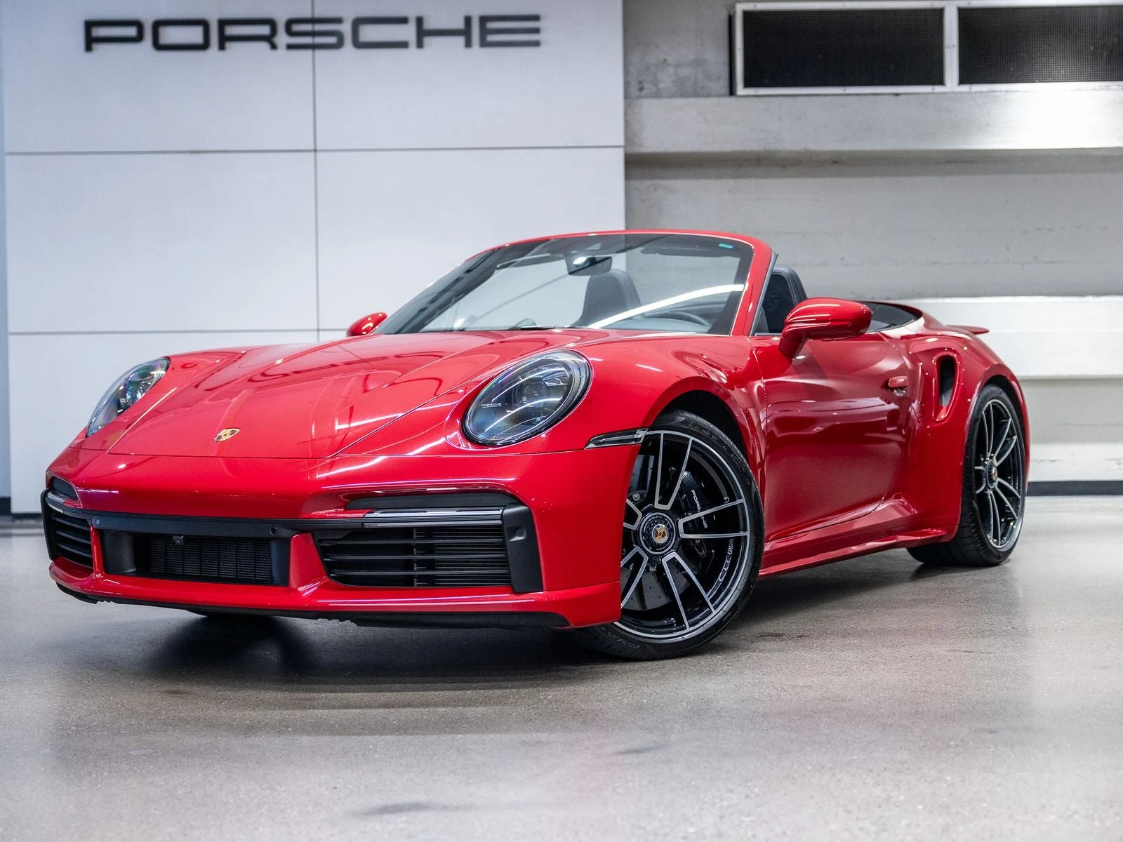 Porsche 911 Turbo S Cabriolet (992.1) · Carmine Red · Indigo Auto Group