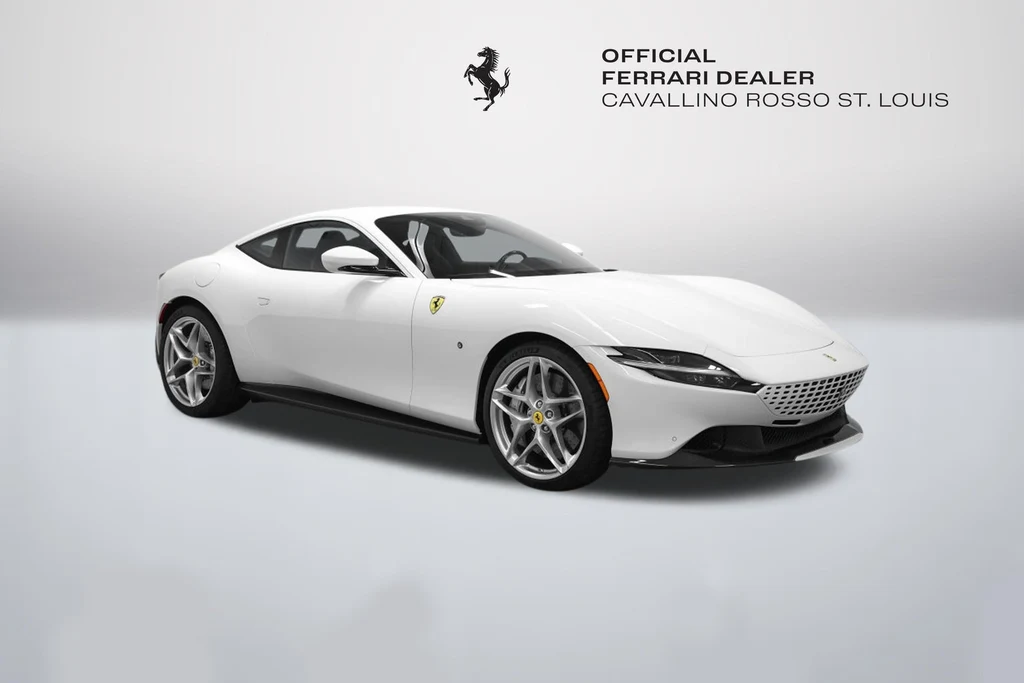 Ferrari Roma Coupé · Bianco Cervino · Indigo Auto Group