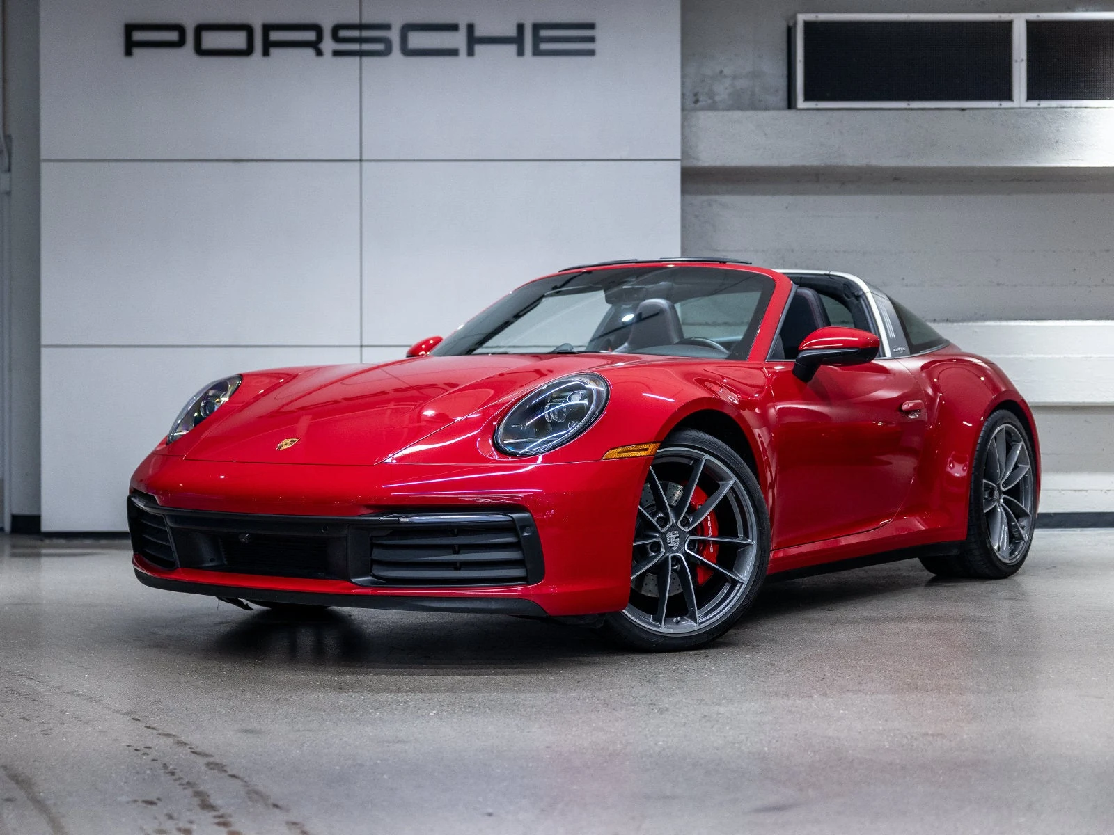 Porsche 911 Targa 4S (992.1) · Carmine Red · Indigo Auto Group