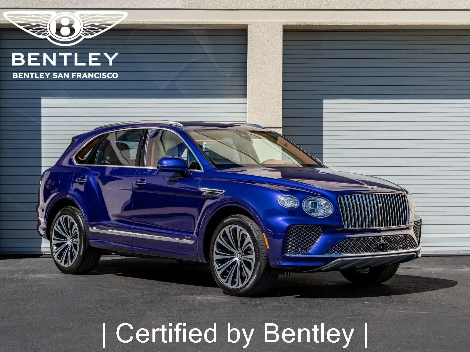Bentley Bentayga Azure V8 · Tanzanite Purple Metallic · Indigo Auto Group