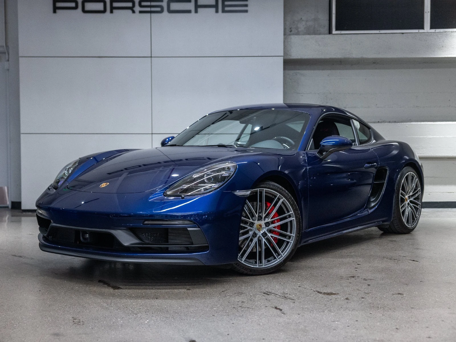 Porsche 718 Cayman GTS 4.0 · Gentian Blue Metallic · Indigo Auto Group