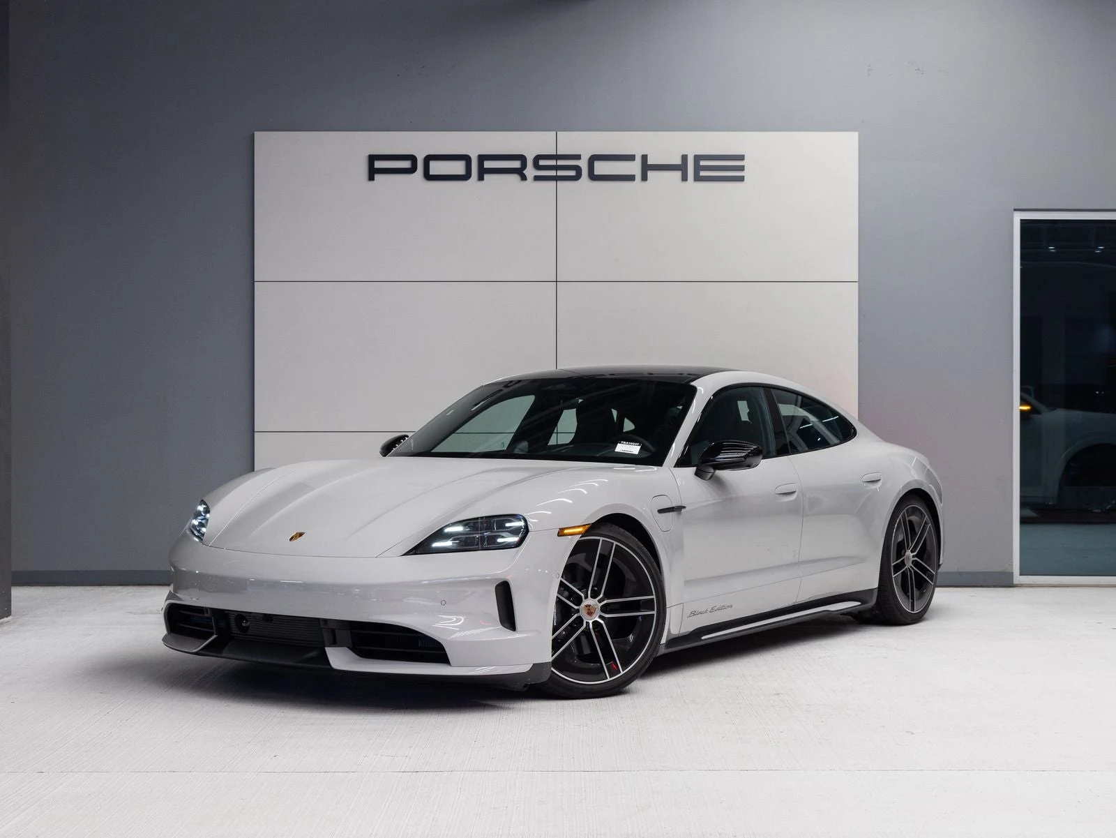 Porsche Taycan 4 Black Edition (2025 Update) · Chalk · Indigo Auto Group