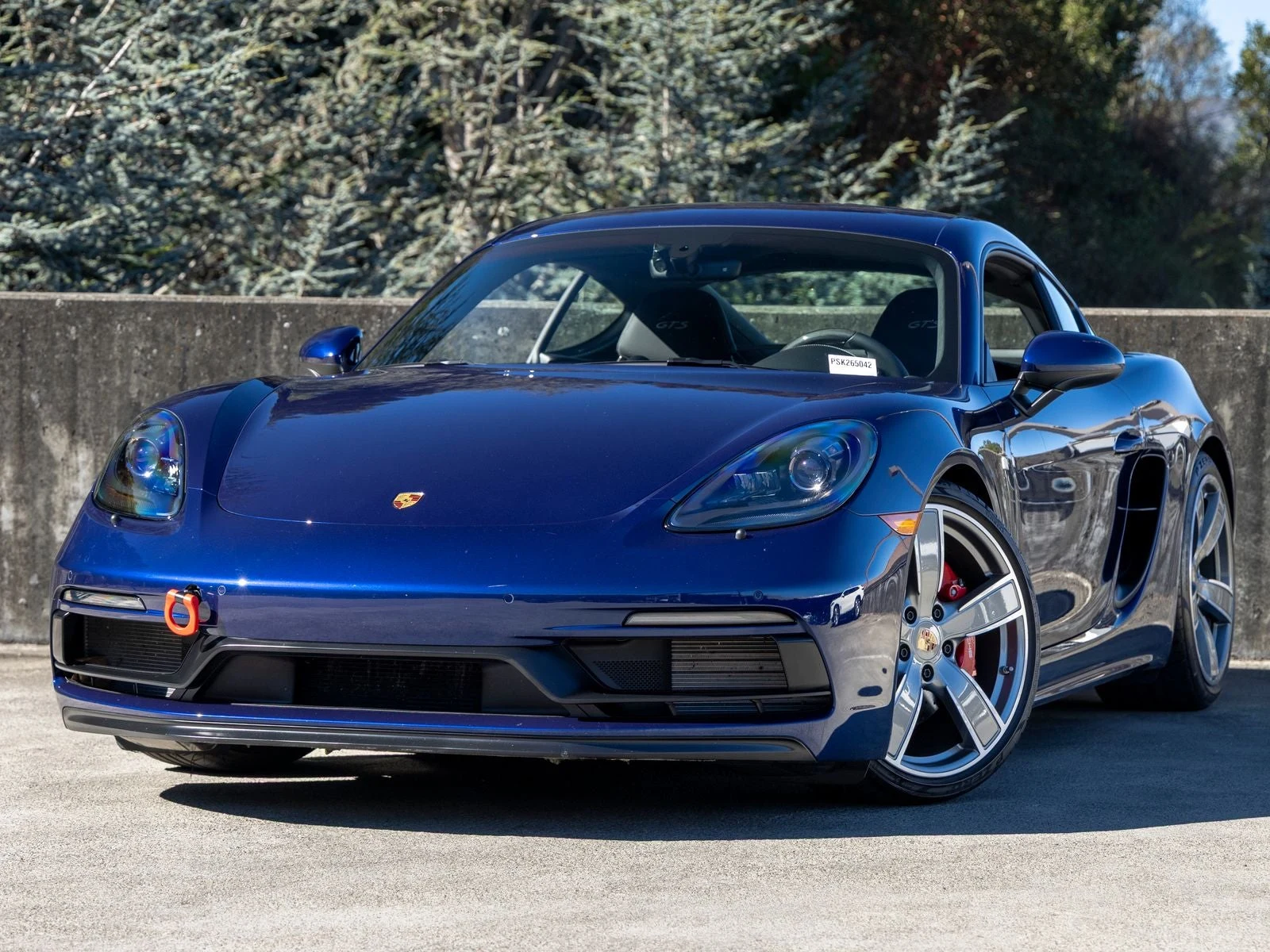 Porsche 718 Cayman GTS 4.0 · Gentian Blue Metallic · Indigo Auto Group