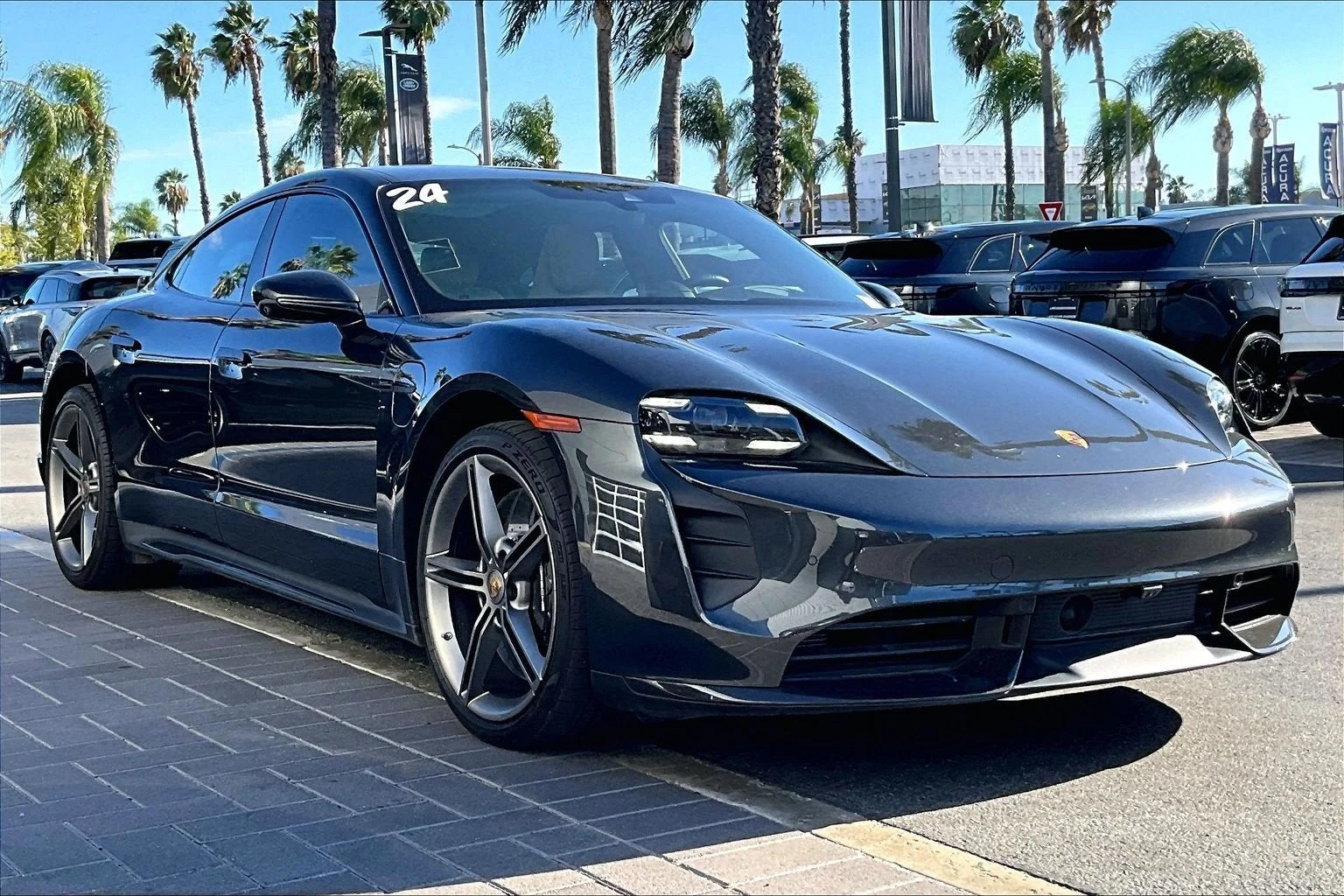 Porsche Taycan Turbo S (Original Version) · Volcano Grey Metallic · Indigo Auto Group