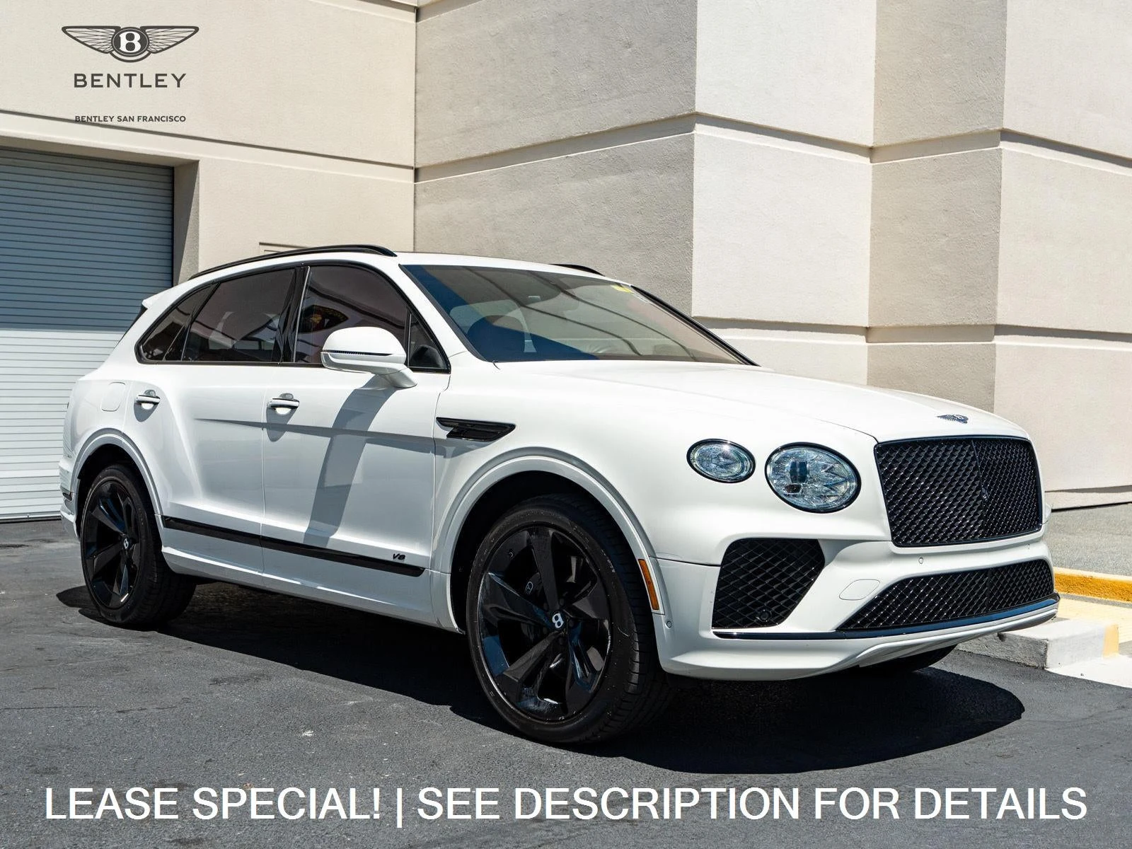 Bentley Bentayga V8 · Glacier White · Indigo Auto Group