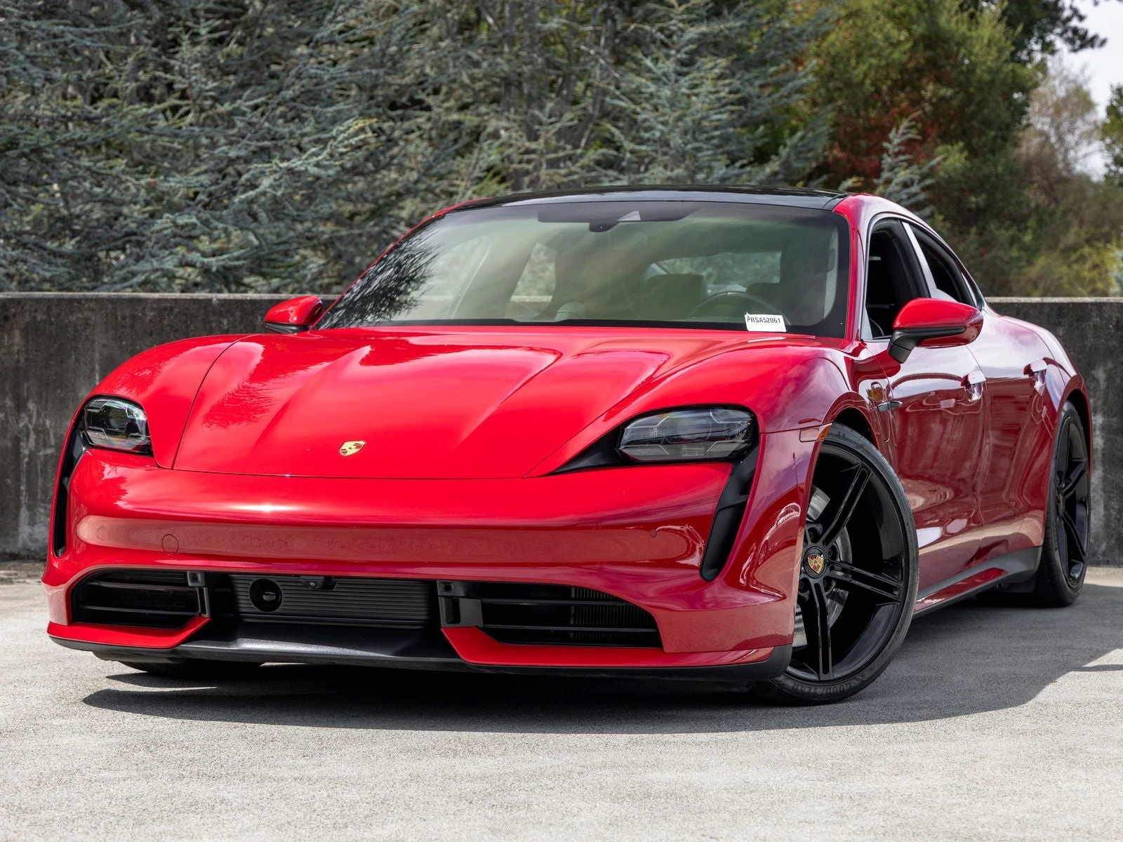 Porsche Taycan Turbo (Original Version) · Carmine Red · Indigo Auto Group