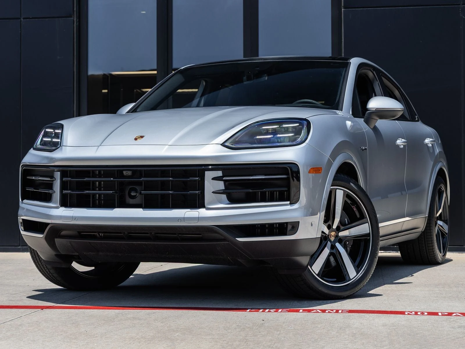 Porsche Cayenne E-Hybrid Coupé (3rd Generation) · Dolomite Silver Metallic · Indigo Auto Group