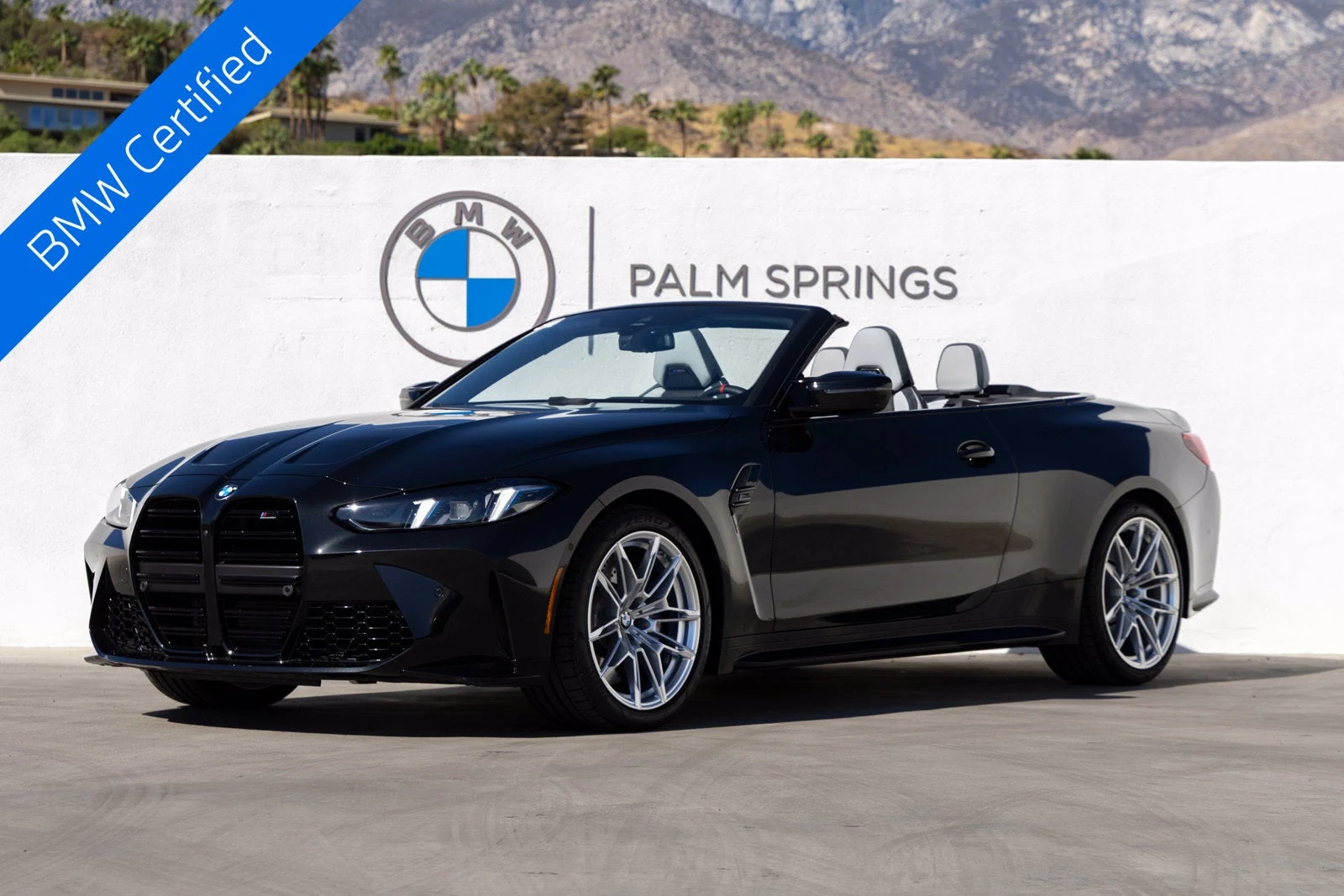 BMW M4 Competition Convertible (G83) · Black Sapphire Metallic · Indigo Auto Group