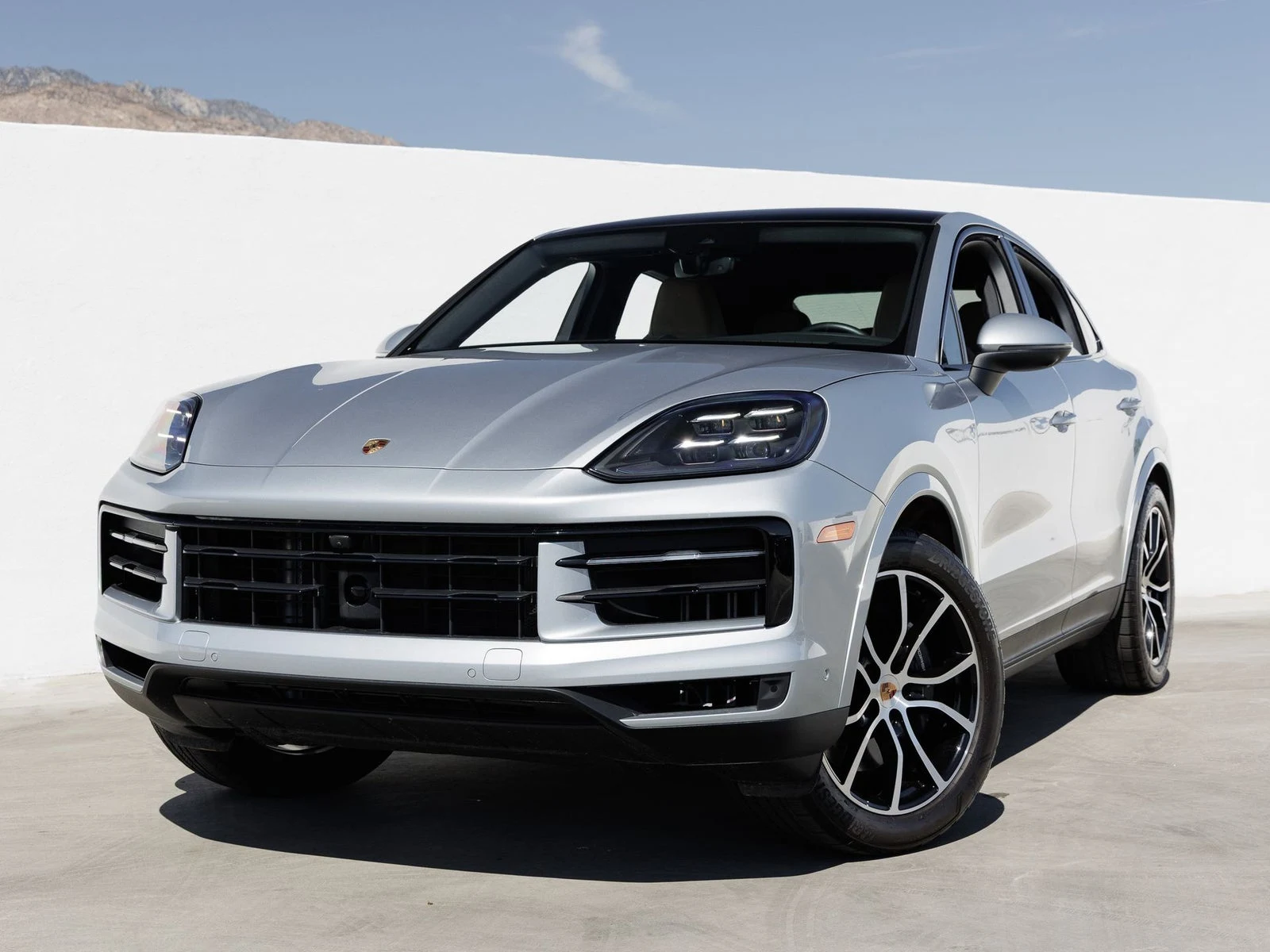Porsche Cayenne Coupé (3rd Generation) · Dolomite Silver Metallic · Indigo Auto Group