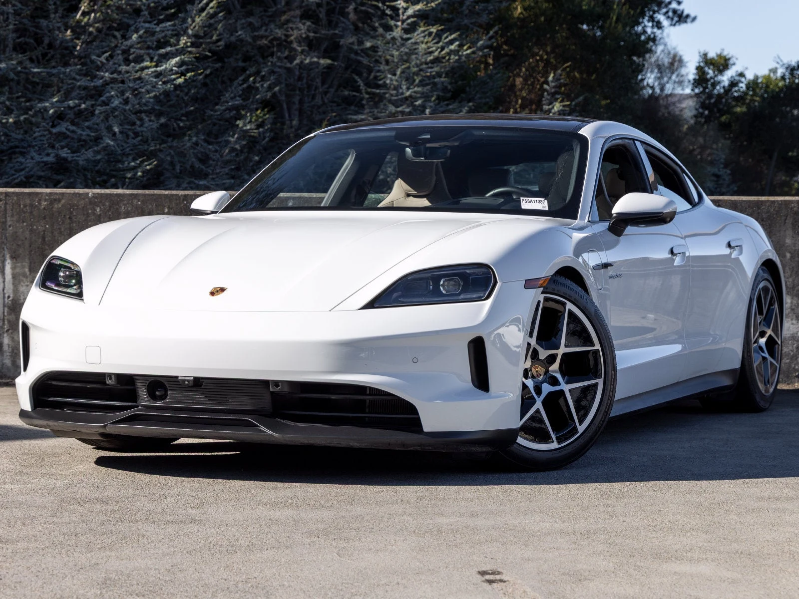 Porsche Taycan Sedan (2025 Update) · white · Indigo Auto Group