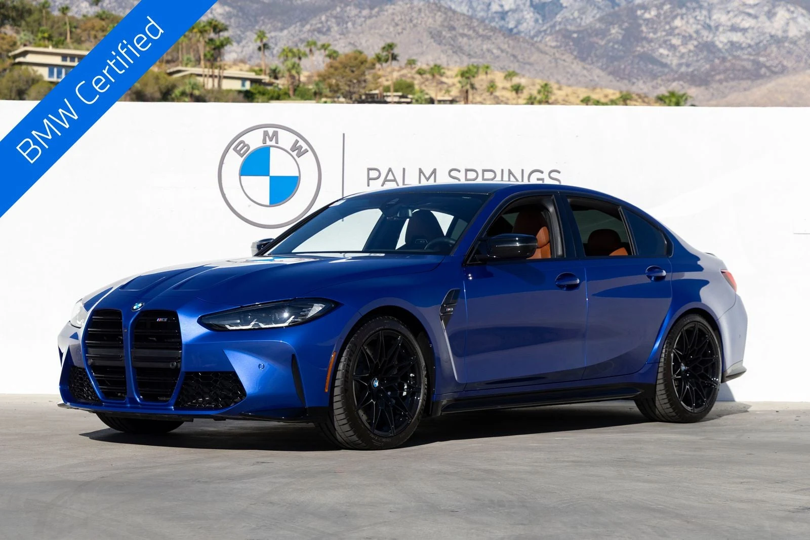 BMW M3 Sedan (G80) · Portimao Blue Metallic · Indigo Auto Group