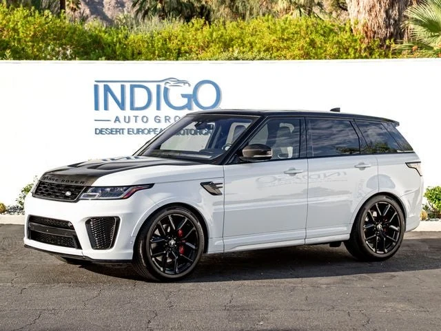 Land Rover Range Rover Sport SVR (L494) · Fuji White · Indigo Auto Group