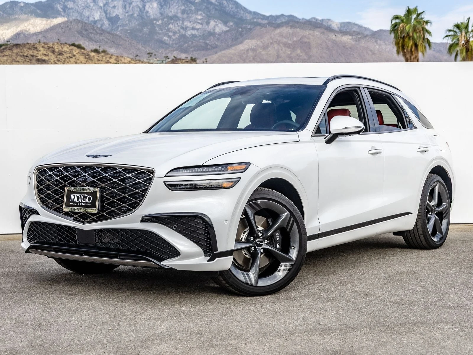 Genesis GV70 3.5T Sport Prestige (2024 Update) · Uyuni White · Indigo Auto Group