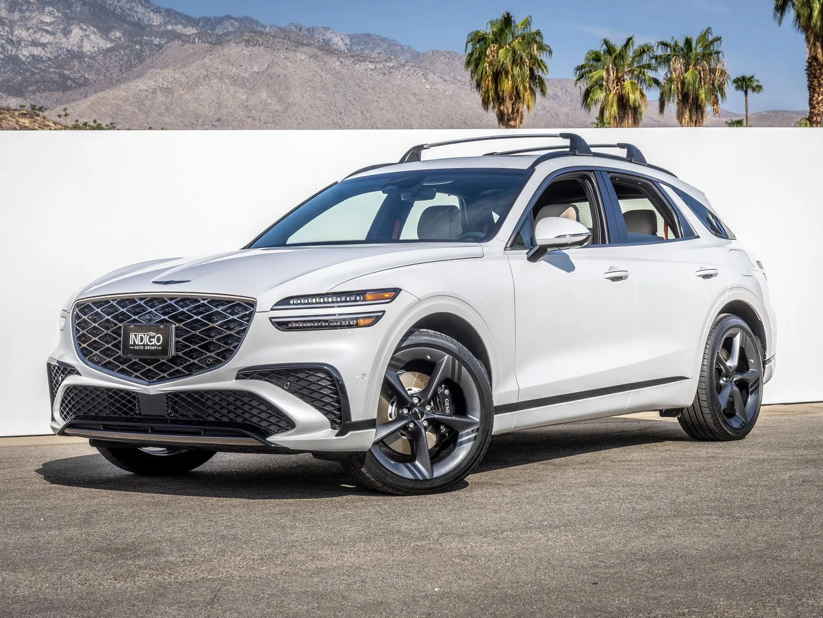 Genesis GV70 3.5T Sport Prestige (2024 Update) · Uyuni White · Indigo Auto Group